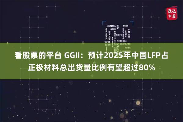 看股票的平台 GGII：预计2025年中国LFP占正极材料总出货量比例有望超过80%